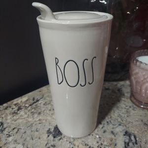 Rae Dunn ceramic tumbler